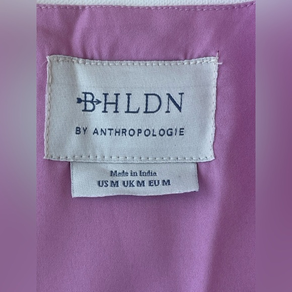 BHLDN by Anthropologies Esme V-Neck Long Sleeve Dress size M - Picture 11 of 13
